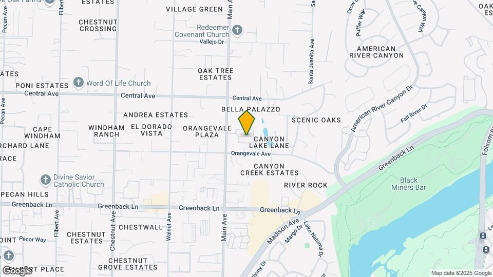 American River Mobile Home Park Mapa y Detalles de la Ubicación