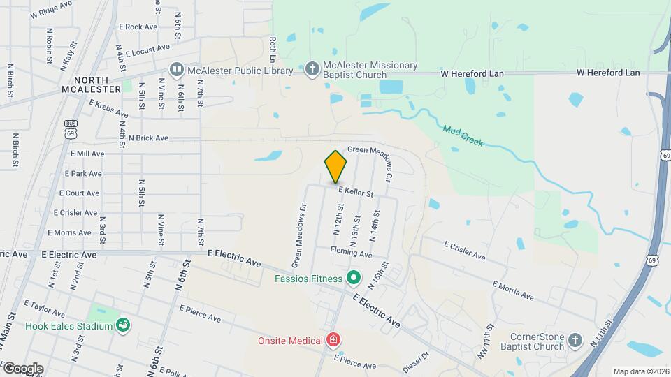 1719 Green Meadows Cir Map and Location Details