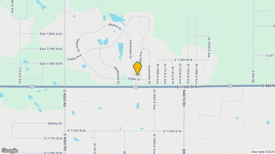 11662 Valley Ave Map and Location Details