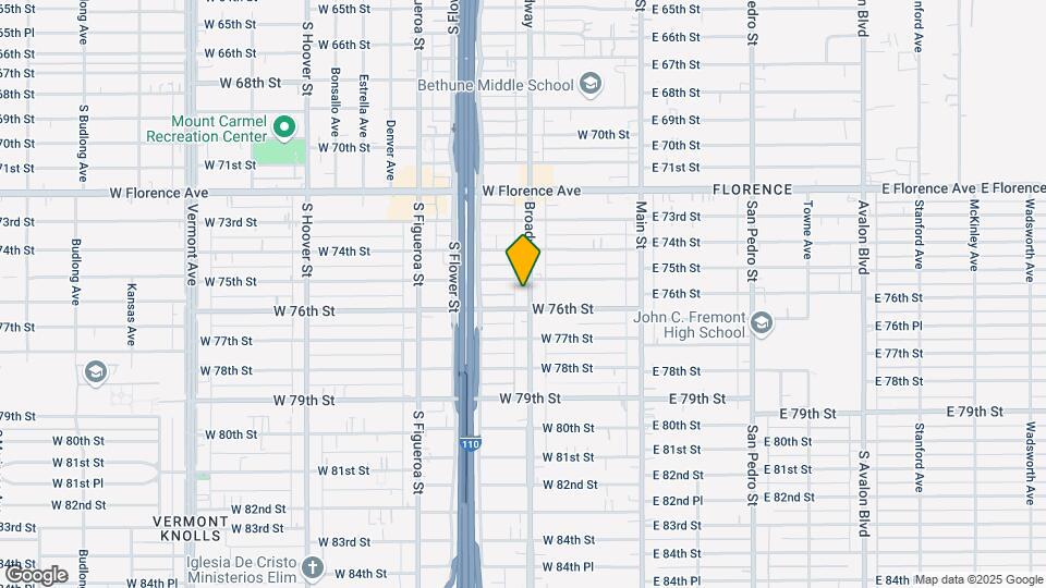 7509-7521 Broadway Mapa y Detalles de la Ubicación