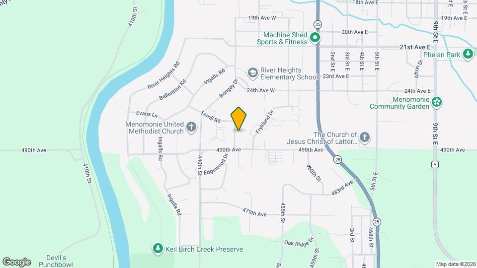 2622 Harvey Dr Map and Location Details