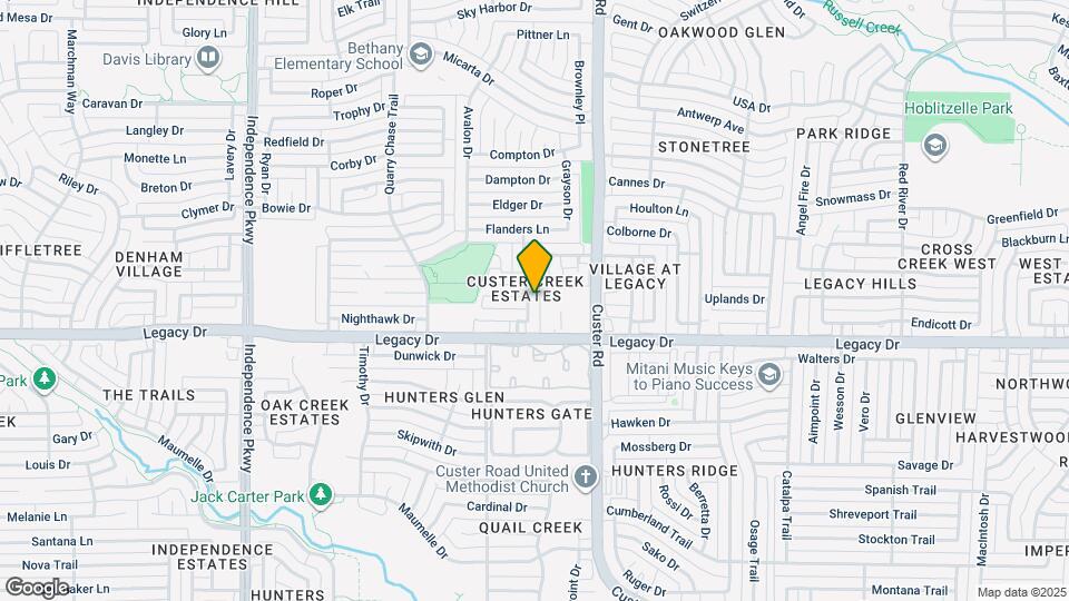7020 Goldenrod Dr Map and Location Details