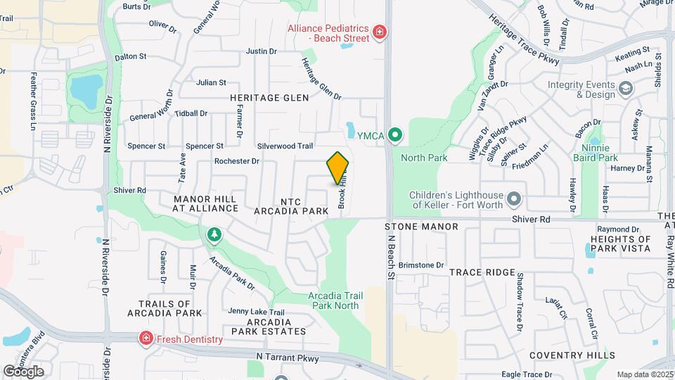 8937 Brook Hill Ln Map and Location Details