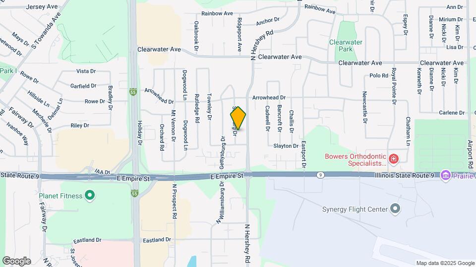 1207 Sandburg Dr, Unit The Sandburg Map and Location Details