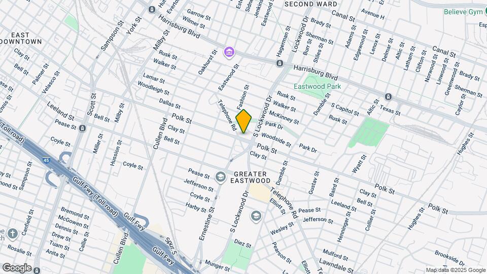4533 Polk St Map and Location Details