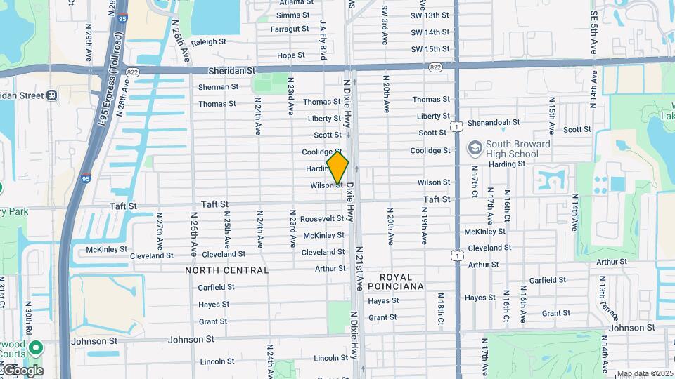2118 Wilson St Map and Location Details