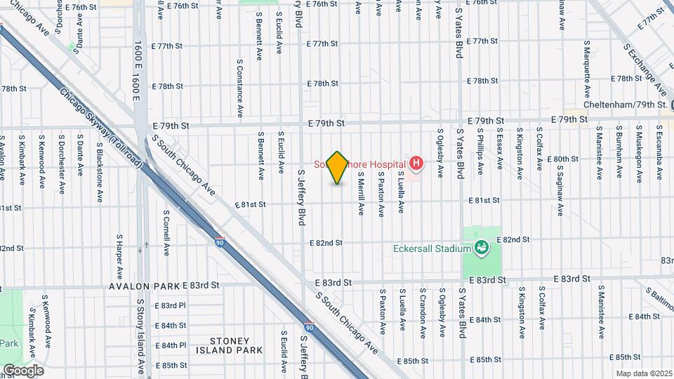 8040 S Clyde Ave Map and Location Details