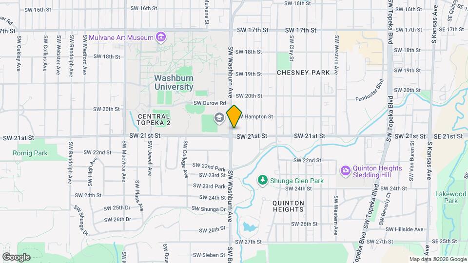 2080 SW Washburn Ave Map and Location Details