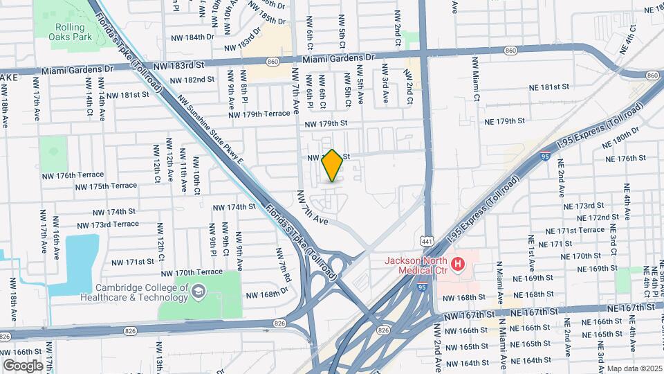 17331 NW 7th Ave Map and Location Details
