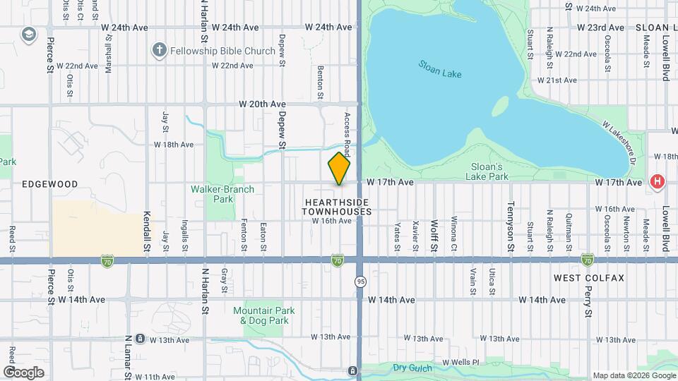 1674 Ames Ct Mapa y Detalles de la Ubicación