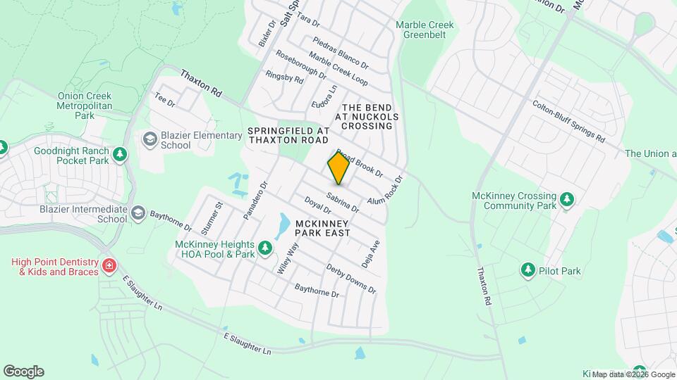 8433 Alum Rock Dr Map and Location Details