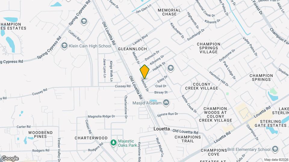 9722 Galston Ln Map and Location Details