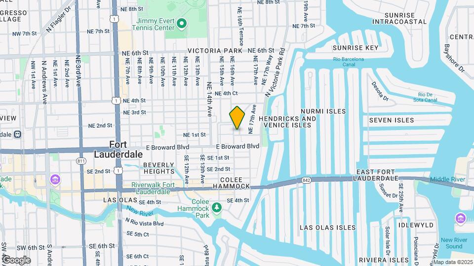 105 NE 16th Ter Mapa y Detalles de la Ubicación