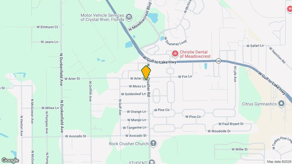 960 N Rock Crusher Rd Map and Location Details