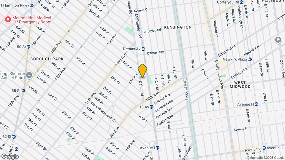 611 Dahill Rd Mapa y Detalles de la Ubicación
