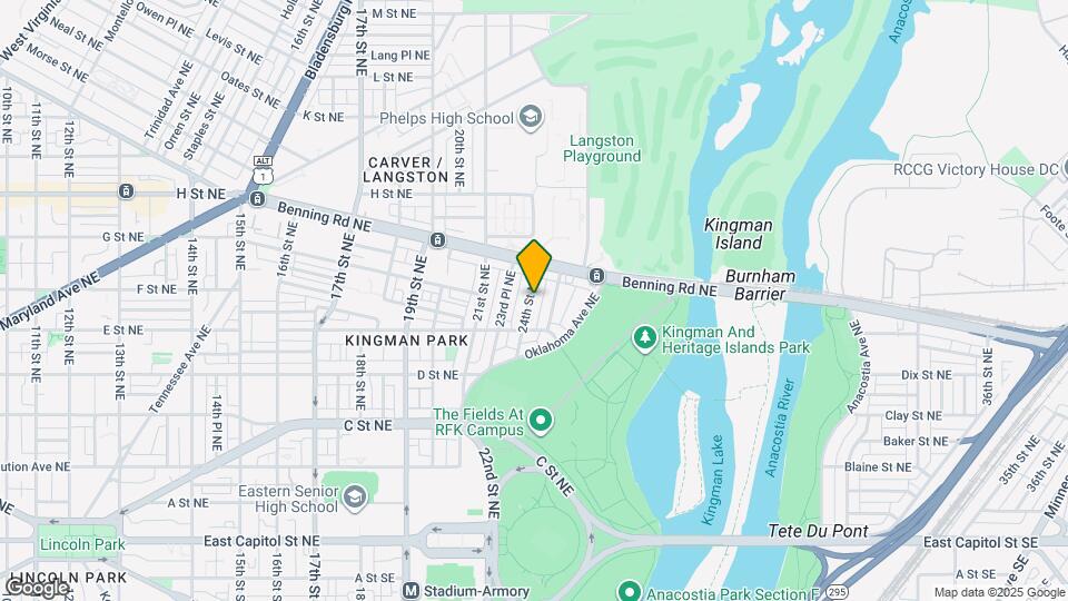 539 24th St NE Map and Location Details