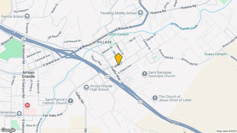 122 Allen St Map and Location Details