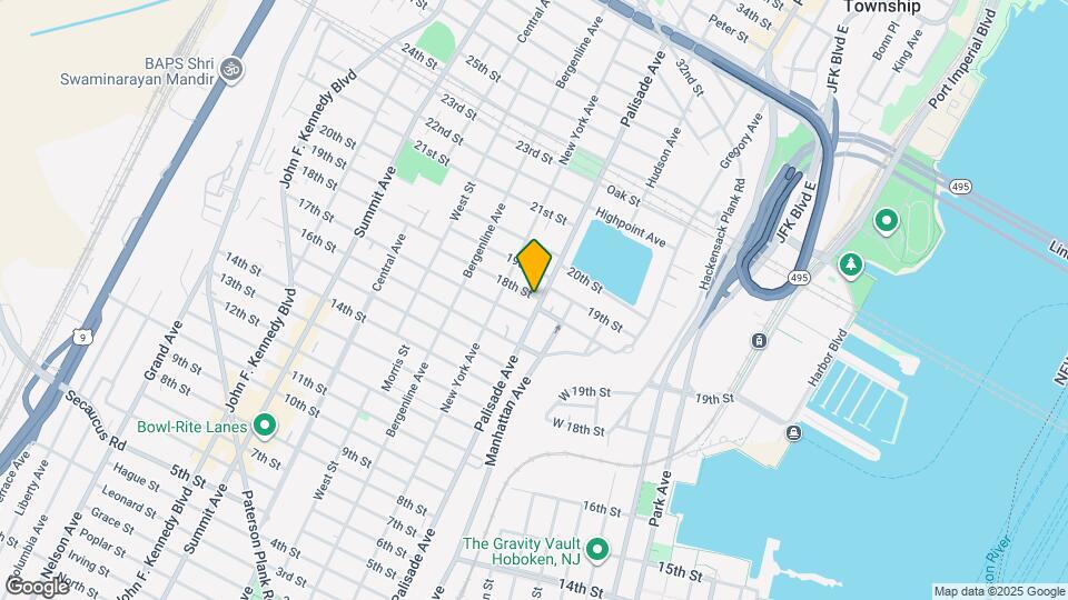 1715 Palisade Ave Map and Location Details