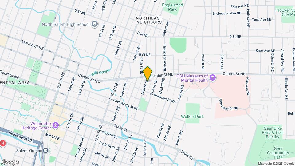 592 20th St NE Map and Location Details