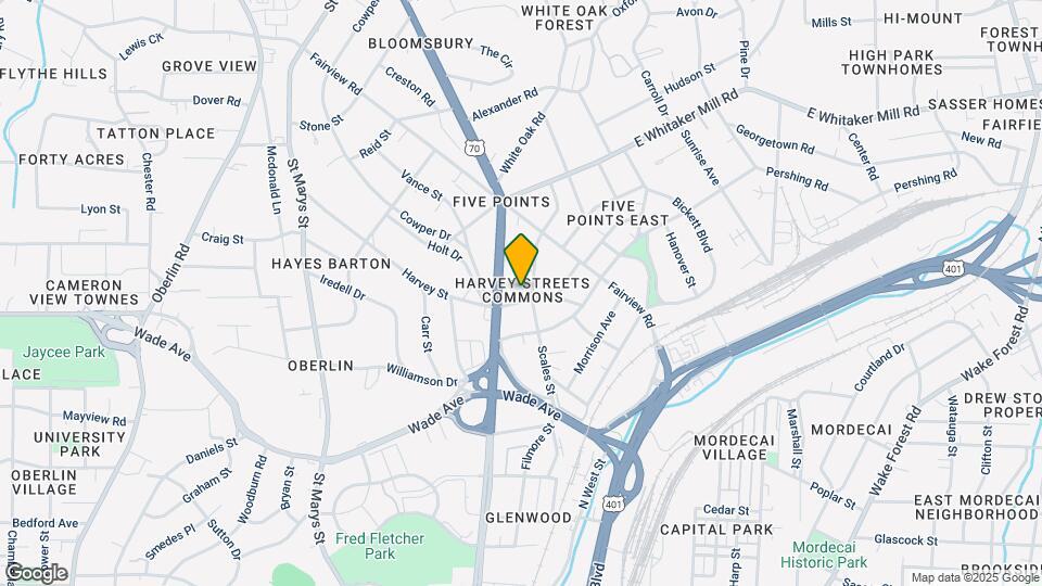 710 Harvey St Mapa y Detalles de la Ubicación