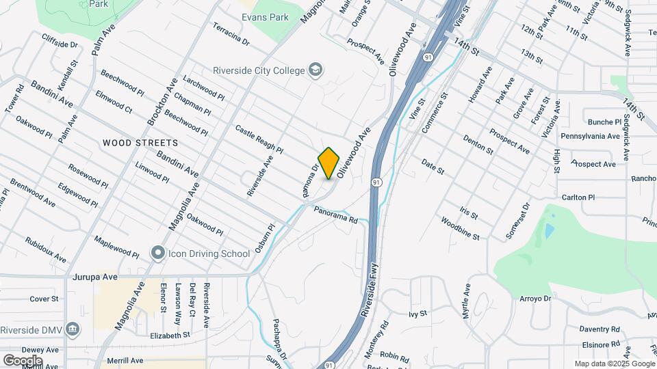 5185 Olivewood Ave Map and Location Details