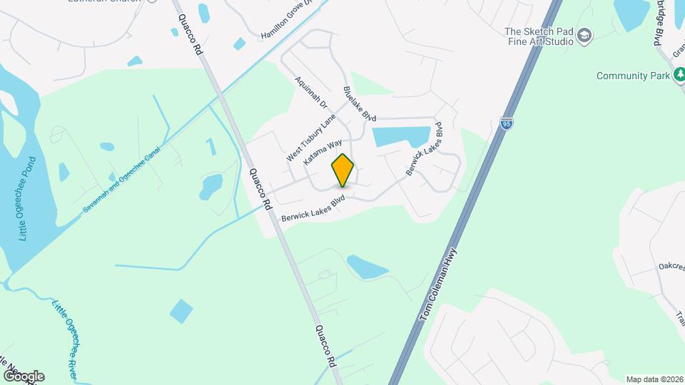 144 Berwick Lakes Blvd Map and Location Details