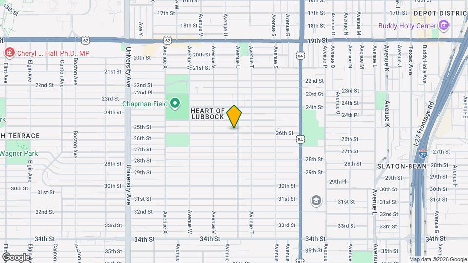 2104 26th St Map and Location Details