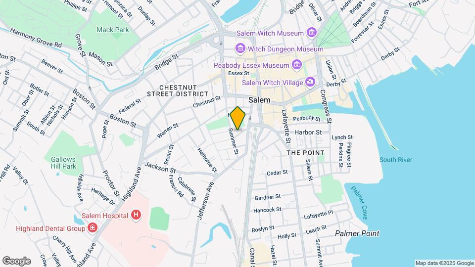 36 Endicott St Mapa y Detalles de la Ubicación
