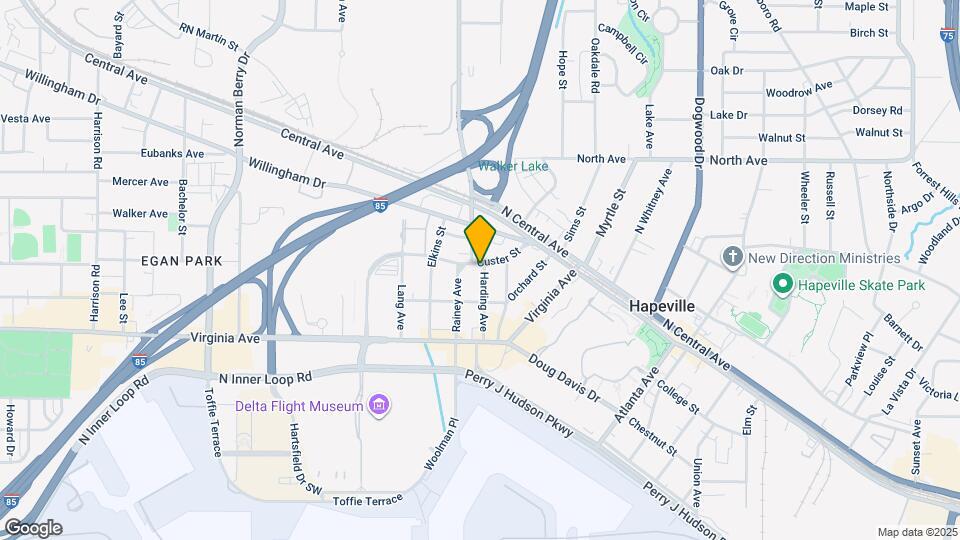 876 Custer St Map and Location Details