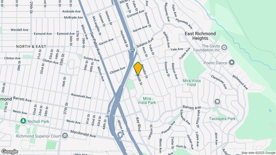 653 Humboldt St Map and Location Details