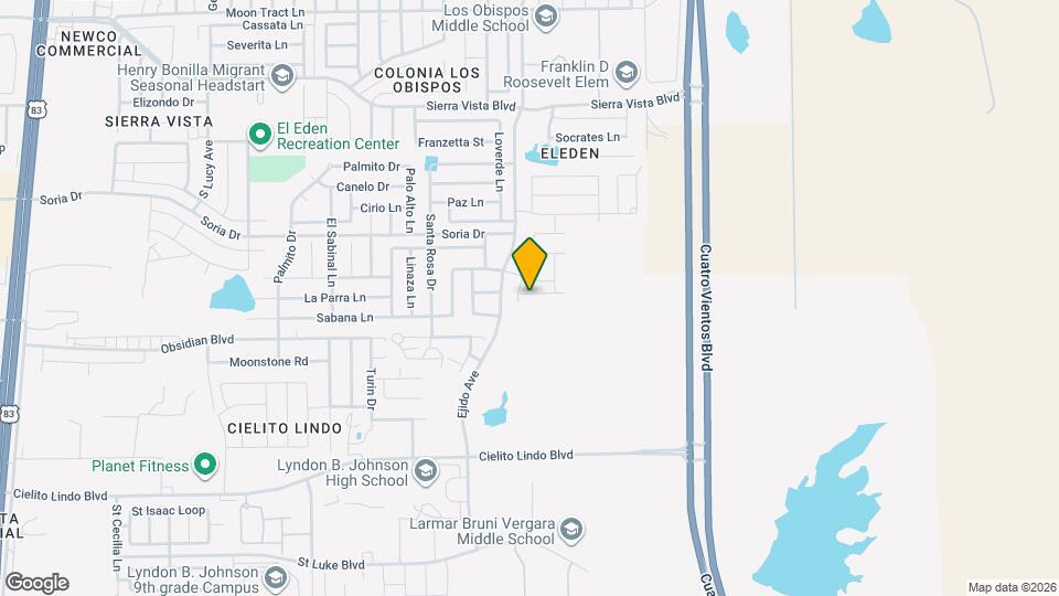 5005 Nispero Ln Map and Location Details