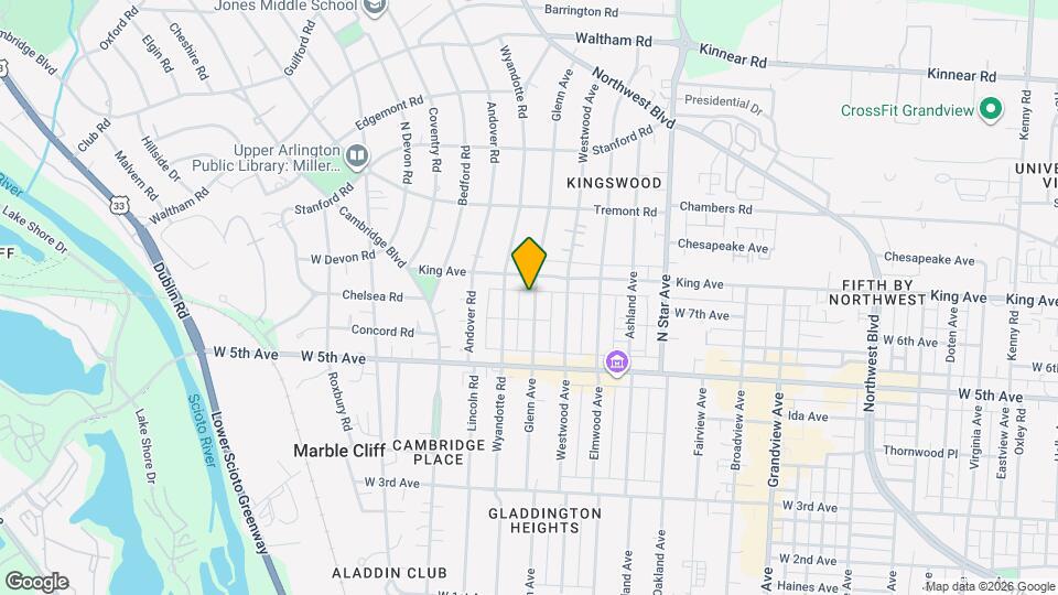 1689 Glenn Ave, Unit 1689 Glenn Ave Mapa y Detalles de la Ubicación