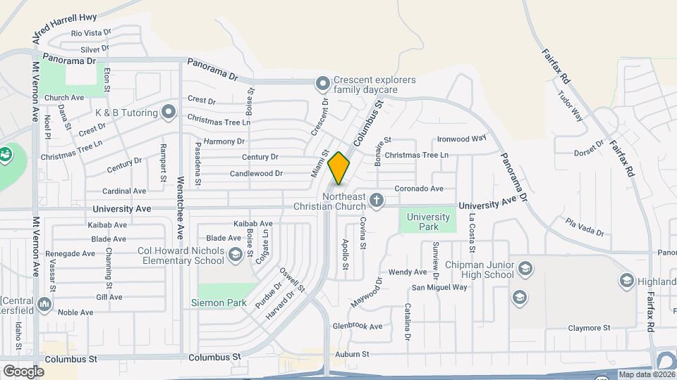4231 Columbus St, Unit 4231 Map and Location Details