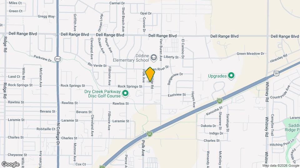 5014 Rock Springs St Map and Location Details