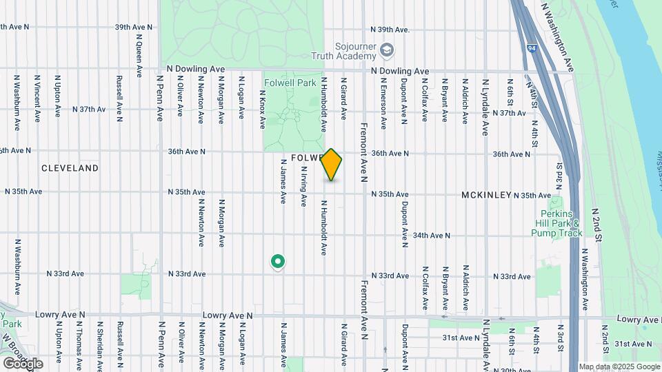 3510 N Humboldt Ave Map and Location Details
