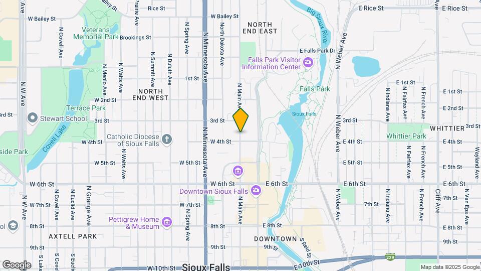 620 N Main Ave Map and Location Details