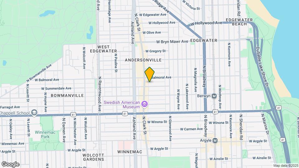 1470 W Summerdale Ave, Unit 2RE Map and Location Details