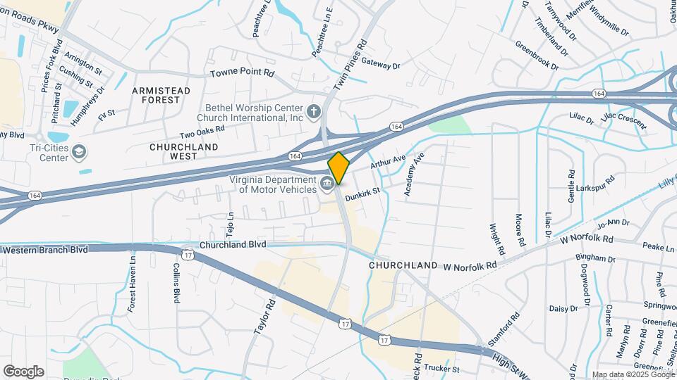 3632 Towne Point Rd Mapa y Detalles de la Ubicación