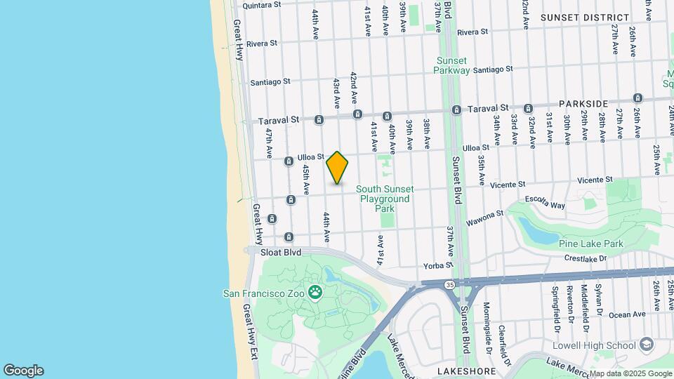 3210 Vicente St Mapa y Detalles de la Ubicación