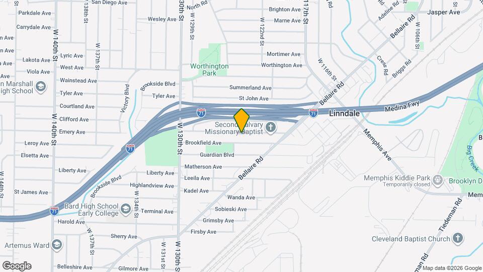 12405 Emery Ave Map and Location Details