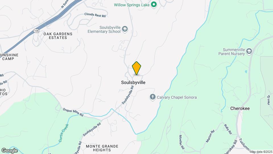 20011 Soulsbyville Rd Map and Location Details