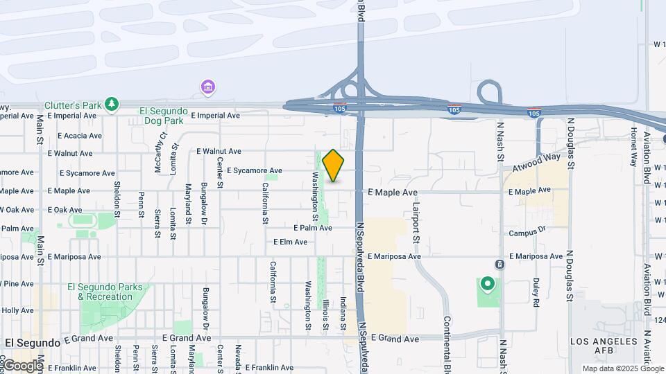 1637 E Maple Ave Mapa y Detalles de la Ubicación