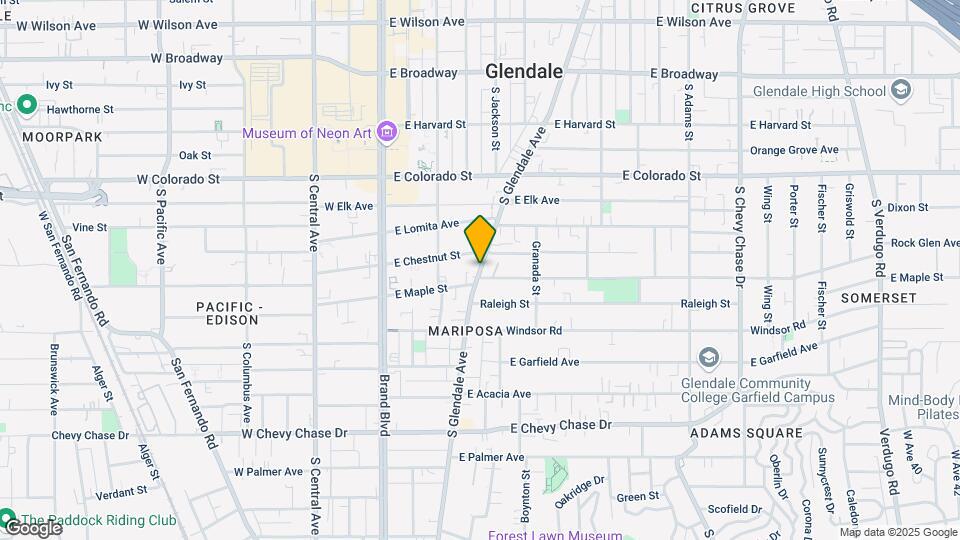 615 S Glendale Ave Map and Location Details