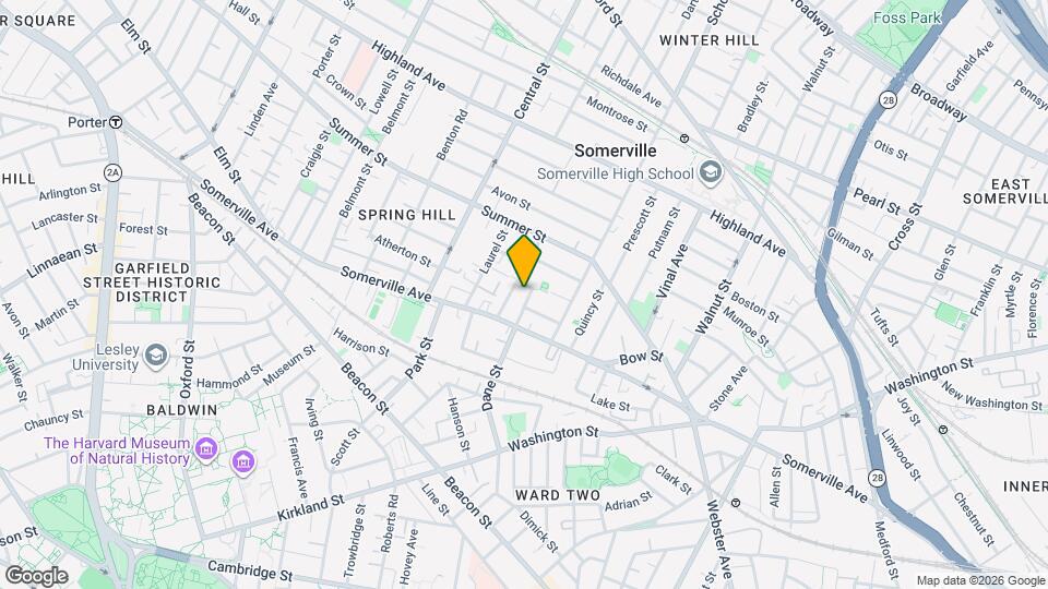 24 Granite St, Unit 2 Beds 1 Bath Apartment Near Union Square Mapa y Detalles de la Ubicación