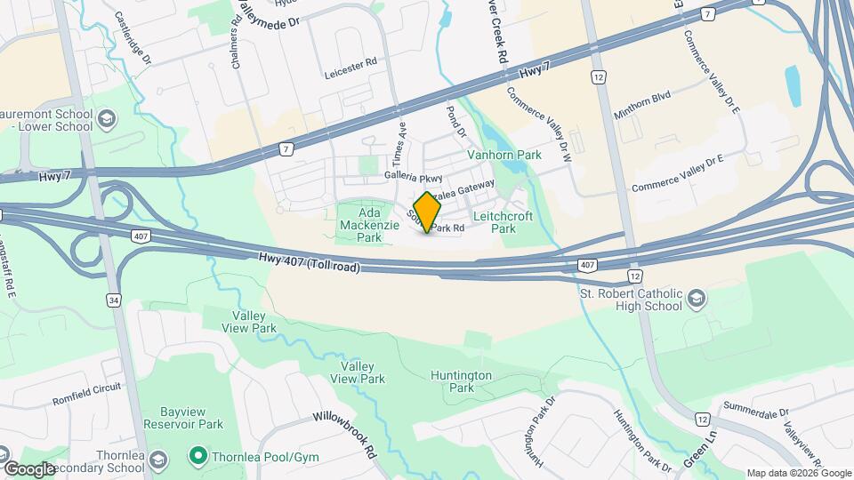 277 South Park Rd Map and Location Details