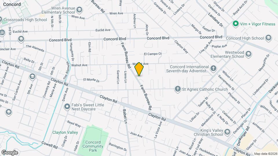 1650 Farm Bureau Rd Map and Location Details