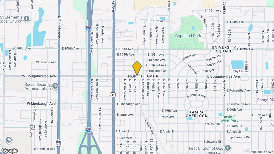 10123 N 11th St Mapa y Detalles de la Ubicación