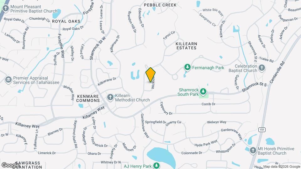 3714 Wicklow Cir Map and Location Details