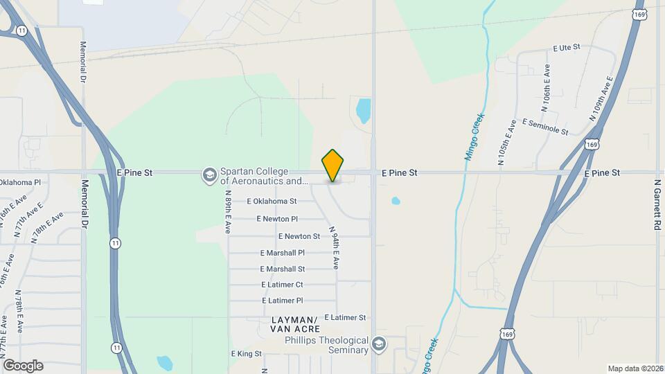 9500 E Oklahoma Pl Map and Location Details