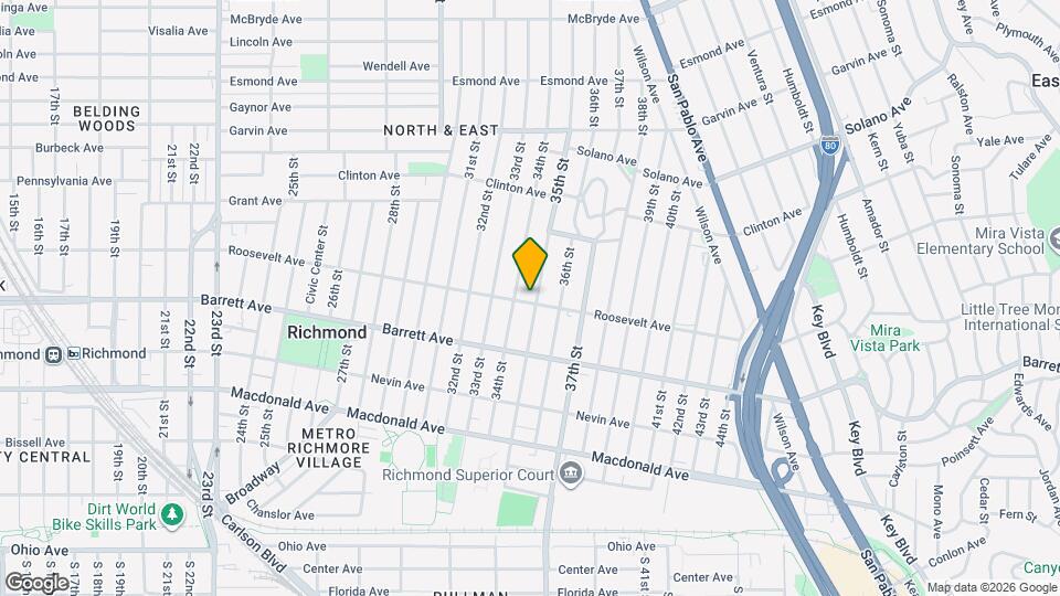 3421 Roosevelt Ave Map and Location Details